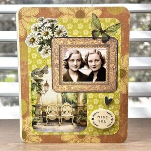 Handmade Miss You Greeting Card